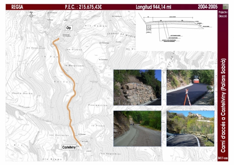 Camino de acceso a Castellviny (Pallars Sobirà)