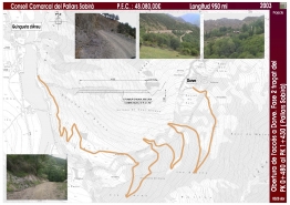 Obertura de l'accés a Dorve. Fase 2 traçat del pK 0+480 al pK 1+430 (Pallars Sobirà)