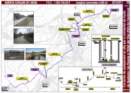 Colectores de saneamiento en alta para conectar los pueblos de Queixans y les Pereres a la EDAR del Vilar de Urtx (la Cerdanya)